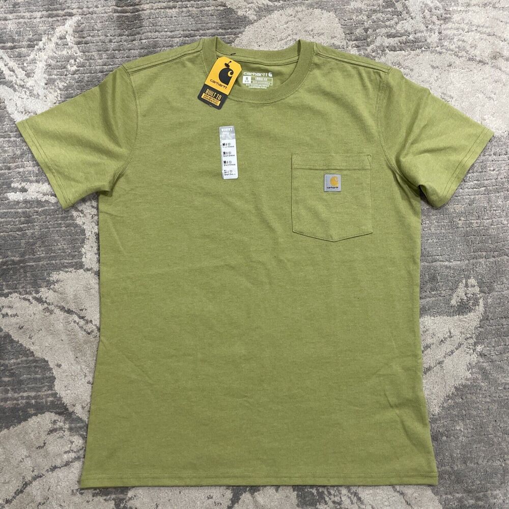 NEW Carhartt loose fit t shirt green Women's MEDIUM